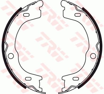 TRW ARKA PABUÇ BALATA KIA SORENTO I 02 OEM: 583503ED01 - TRW GS8784 kodlu oto yedek parça