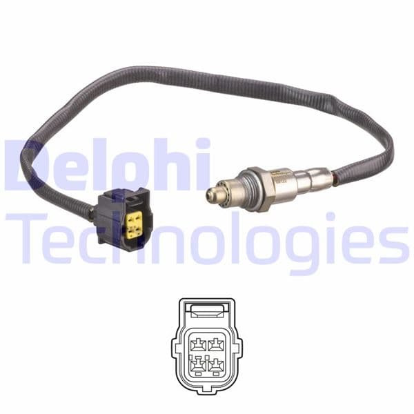 DELPHI OKSIJEN SENSORU KAT. ONCESI MERCEDES M274 W204 S204 C204 W205 S205 W212 C207 A207 X204 R172 OEM: A0075426418 - DELPHI ES21202-12B1 kodlu oto yedek parça