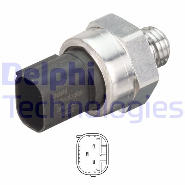 DELPHI EGZOZ BASINC SENSORU MERCEDES W176 W246 C117 C218 W204 W205 W212 W213 C253 W222 W447 B906 B907 B910 OEM: A0009052706 - DELPHI DPS00034-12B1 kodlu oto yedek parça