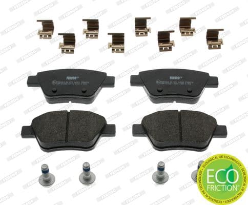 FERODO ARKA BALATA CADDY-GOLF6-JETTA-A3-OCTAVIA-SUPERB 10 GDB1841 OEM: 5K0698451-5K0698451A-2K5698451 - FERODO FDB4316 kodlu oto yedek parça