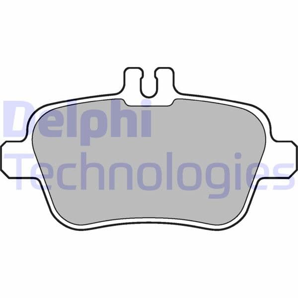 DELPHI FREN BALATASI ARKA MERCEDES W176 W246 C117 X156 R172 OEM: A0074209520 - DELPHI LP2289 kodlu oto yedek parça
