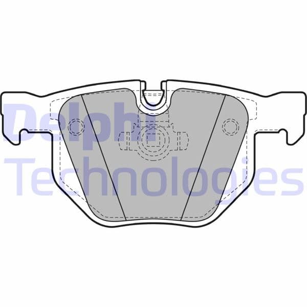 DELPHI FREN BALATASI ARKA BMW E60 E61 E63 E64 OEM: 34216763043 - DELPHI LP1927 kodlu oto yedek parça