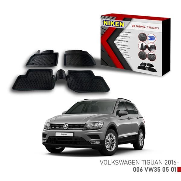NIKEN 3D PASPAS VW TIGUAN 2016-  - NIKEN 006VW350501 kodlu oto yedek parça