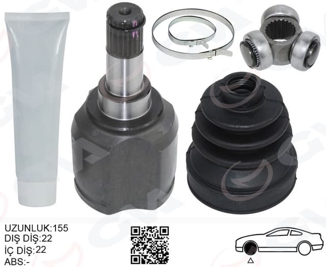 GVA AKS KAFASI İÇ FIAT LINEA 323 1.4 07- 46307884-46775436-7702606 OEM: 46307884-46775436-7702606 - GVA 4429172KI kodlu oto yedek parça