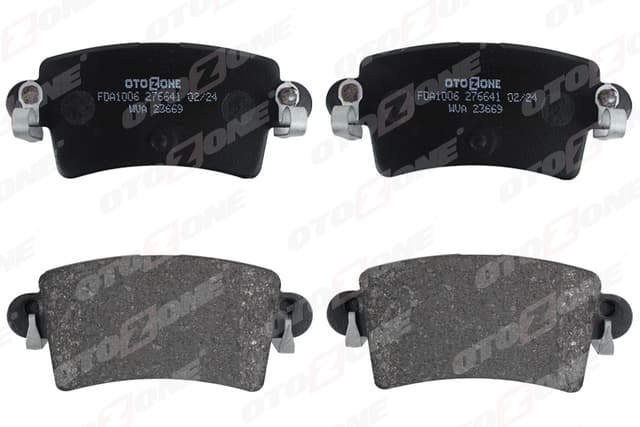 OTOZONE ARKA FREN BALATASI RENAULT MASTER II 01 06 OPEL MOVANO A 01 06 OEM: 7701206763-4403467-7485114491 - OTOZONE FDA1006 kodlu oto yedek parça