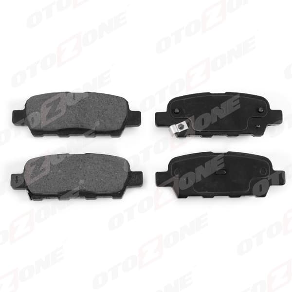 OTOZONE ARKA FREN BALATA NISSAN QASHQAI 1.6L 2.0L HR16 MR20 J10 06-10 / JUKE 1.5L Dci F15 10-> 1.6L HR16DE OEM: 44060AL585-D4060JA00J-D4060EM11A - OTOZONE FDA9009-R kodlu oto yedek parça