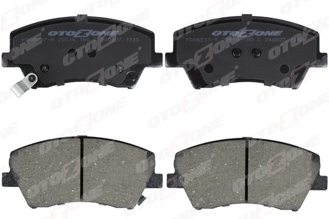 OTOZONE ÖN FREN BALATA HYUNDAI IONIQ 1.6L G4LE GDI Hybrid 17-> / KIA RIO 17-> OEM: 58101F2A00-58101F0A00-58101G2A10 - OTOZONE FDO8037-R kodlu oto yedek parça