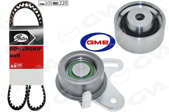 GVA TRİGER KAYIŞ SETİ HYUNDAI ACCENT ADMIRE ERA 1.5L G4EB 01- 1.4L 1.6L G4ED G4EE 01-10 / GETZ 1.4L 06-10 / MATRIX ELANTRA 1.6L 01-06 / KIA RIO 1.4L 1.6L 06-10 / CERATO 1.6L 04-07 1 KAYIŞ 2 RULMAN OEM: 2431226001-2481026020-2441026000 - GVA 59T9123G kodlu oto yedek parça