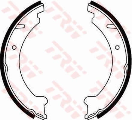 TRW EL FREN PABUÇ BALATA VOLVO 850 91-96 C70 97-05 S70 97-00 V70 97-00 XC70 97-02 178x25 OEM: 274270-274267-272288 - TRW GS8599 kodlu oto yedek parça