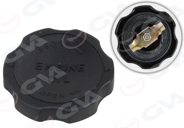 GVA MOTOR YAĞ DOLUM KAPAĞI HYUNDAI ACCENT 95-00 EXCEL 90-94 H100 94->STAREX-KIA BONGO K2500- MITSUBISHI L200 2.5L 4D56 KA4T KB4T CR 07->L300-CANTER FE304 FE444 FE449 FE511 FE711 OEM: 26510-35000 - GVA 9891313 kodlu oto yedek parça