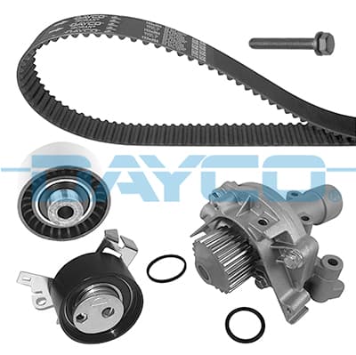 DAYCO TRİGER SETİ DEVİRDAİM P206-P307-P406-P407-P607-P806-P807-EXPERT-JUMPY-C4-C5-C8-EVASION-XSARA- FIAT ULYSSE-SCUDO 2.0-2.2 RFR EW10J4-3FY EW12J4 1609417480 OEM: 1609525280 - DAYCO KTBWP3442 kodlu oto yedek parça