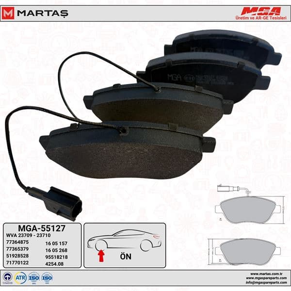 MGA MGA-55127 OEM: 71770076 - MGA-55127 kodlu oto yedek parça