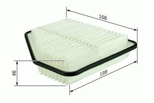 SARDES HAVA FİLTRESİ HONDA CIVIC VIII HB FN-FK 1.4 10/08 100PS x OEM: 17220RSJE00 - SARDES SA2476 kodlu oto yedek parça