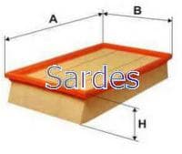 SARDES HAVA FİLTRESİ BMC MEGASTAR 51RS201213 OEM: 51RS201213 - SARDES SA460 kodlu oto yedek parça