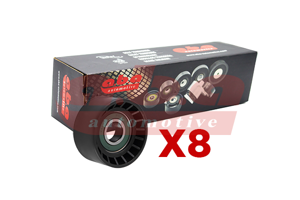 ABA ALTERNATÖR GERGİ RULMANI MASTER II 06 TRAFIC II 06 LAGUNA II-III MOVANO 06 VIVARO 06 1.9dCi 2.2dCi 2.5dCi 2.0 16V 8li PAKET OEM: 8200981266-8200947837-8200071404 - ABA 25201404X8 kodlu oto yedek parça görseli