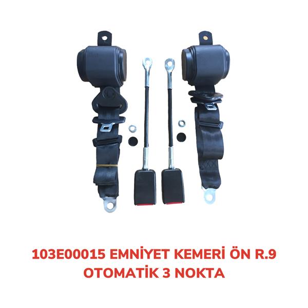 AFT EMNİYET KEMERİ ÖN 3 NOKTA OTOMATİK R9 103E00015 OEM: 103E00015 - AFT 103E00015 kodlu oto yedek parça görseli