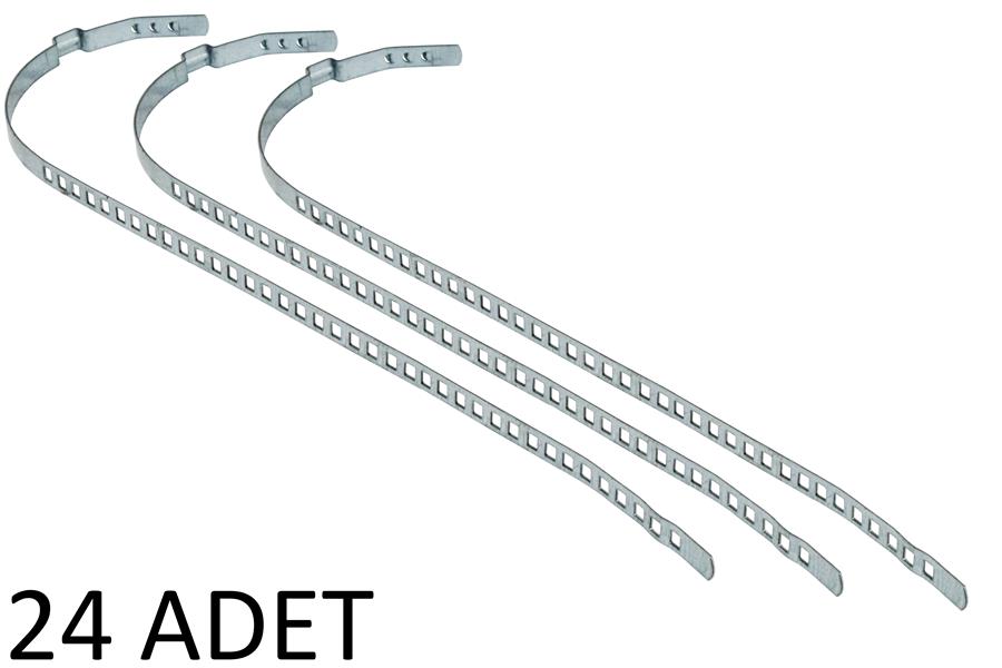 AFT AKS KÖRÜK KELEPÇESİ UNİVERSAL 7mm UZUN PKT 24 LÜK PASLANMAZ GALVENİZLİ SAÇ  - AFT AK799110 kodlu oto yedek parça görseli