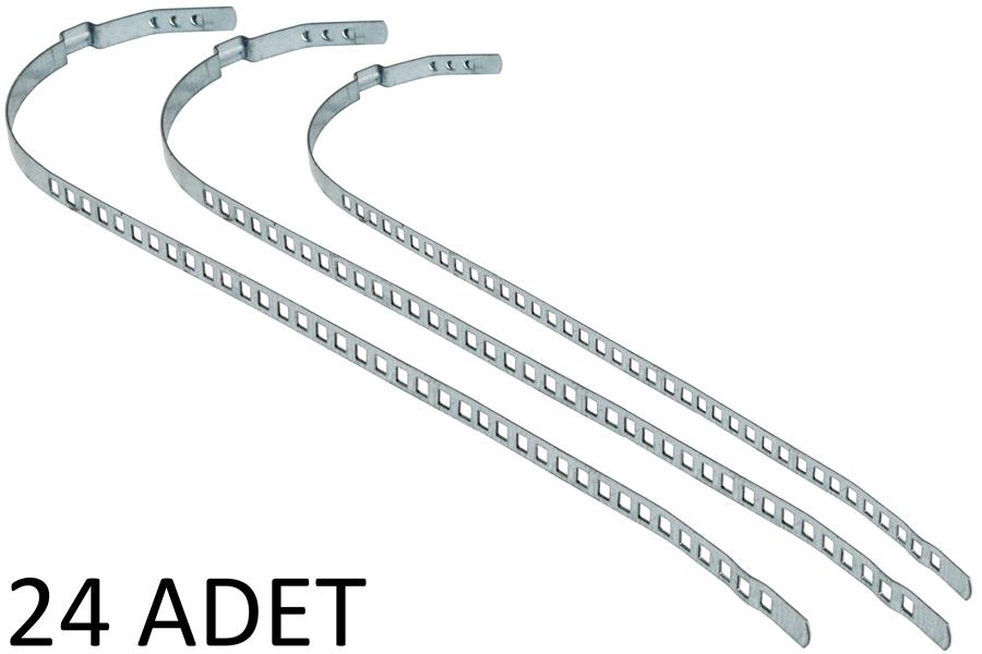 AFT AKS KÖRÜK KELEPÇESİ UNİVERSAL 9mm UZUN PKT 24 LÜK PASLANMAZ GALVENİZLİ SAÇ - AFT AK799112 kodlu oto yedek parça görseli