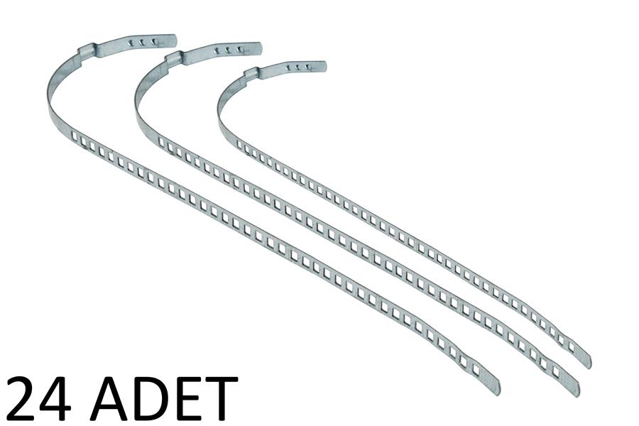 AFT AKS KÖRÜK KELEPÇESİ UNİVERSAL 9mm KISA PKT 24 LÜK PASLANMAZ GALVENİZLİ SAÇ  - AFT AK799113 kodlu oto yedek parça görseli