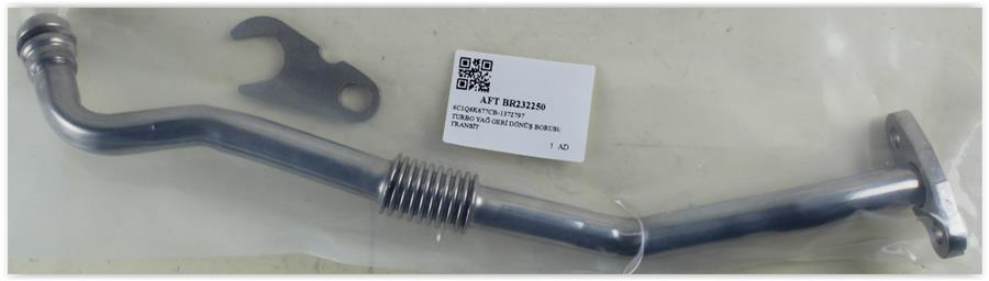 AFT TURBO YAĞ GERİ DÖNÜŞ BORUSU TRANSİT V347-V348 2.4D 06-14 ARKA ÇEKER 6C1Q6K677CB-1372797 OEM: 6C1Q6K677CB-1372797 - AFT BR232250 kodlu oto yedek parça görseli
