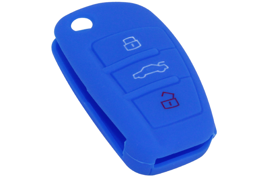 AFT KONTAK ANAHTAR KUMANDA KORUYUCU KILIF SİLİKON 3 TUŞ MAVİ AUDI A3 HMA011-M OEM: HMA011-M - AFT HMA011-M kodlu oto yedek parça görseli