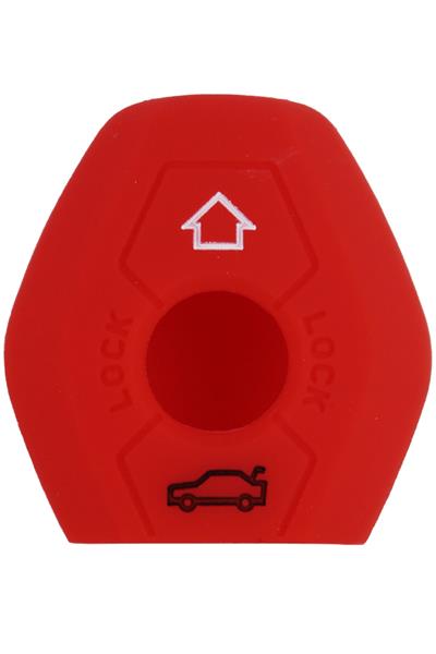 AFT KONTAK ANAHTAR KUMANDA KORUYUCU KILIF SİLİKON KIRMIZI BMW E46-E39-E63-E60-E36-E81 X5-6 SERISI-Z3-Z4 OEM: HMA015-K - AFT HMA015-K kodlu oto yedek parça görseli