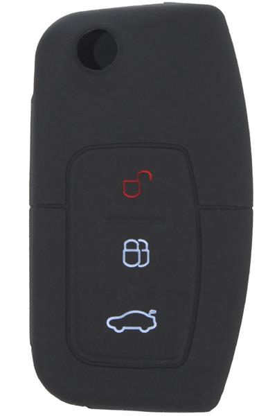 AFT KONTAK ANAHTAR KUMANDA KORUYUCU KILIF SİLİKON 3 TUŞ SİYAH FORD FOCUS 2-FIESTA-X MAX HMA041-S OEM: HMA041-S - AFT HMA041-S kodlu oto yedek parça görseli