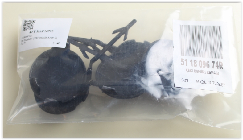 AFT ÖN TAMPON ÇEKİ DEMİR KAPAĞI CLI IV 13-15 511809674R OEM: 511809674R - AFT KAP14795 kodlu oto yedek parça görseli