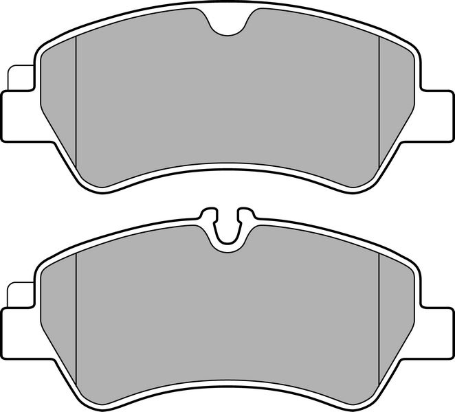 AUTOTECH ARKA BALATA FORD TOURNEO CUSTOM-TRANSIT CUSTOM 2.2 TDCI 12 OEM: 1763916-BK212M008AA-BK212M008AC - AUTOTECH DB331-175 kodlu oto yedek parça görseli