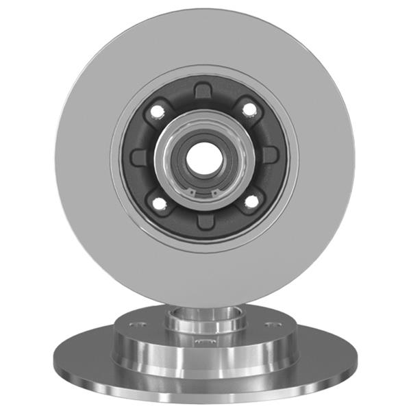 AYD ARKA FREN AYNASI PORYALI-RULMANLI CROSSLAND-C3-C3AIRCROSS-C4-P307-P208-P207-P2008 13 249x9x4DL DOLU-SAĞUTMASIZ OEM: 4249.19-3648487-4249.32 - AYD 50474B kodlu oto yedek parça görseli