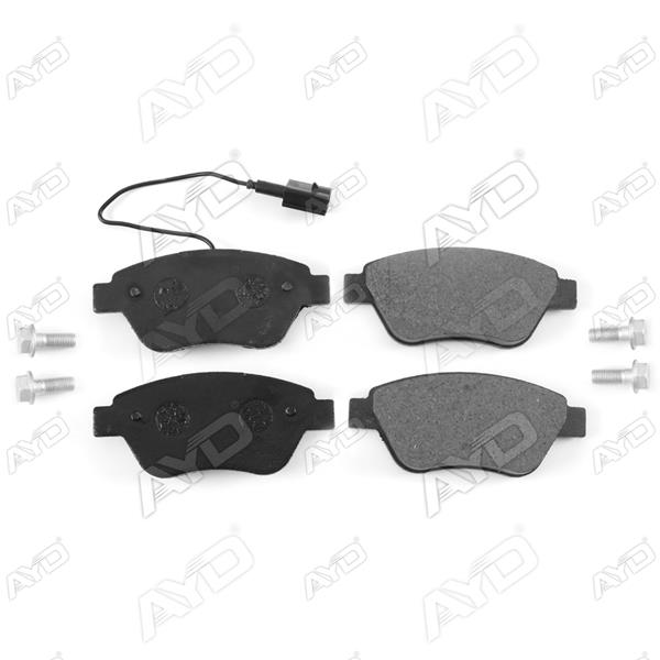 AYD ÖN BALATA DOBLO-ALBEA-LINEA-STILO-FIORINO 1.3MJTD-BIPPER-NEMO 1.4 HDI GDB1482 FİŞLİ CİVATA TAKIMLI OEM: 4254.06-55175317-55174420-WVA23705 - AYD 60040B kodlu oto yedek parça görseli