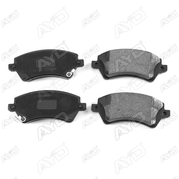 AYD ÖN FREN BALATA TOYOTA COROLLA 1.4L 1.6L 4ZZ-FE 3ZZ-FE ZZE120 ZZE121 VVTi 02-06 / 1.4L 1NDTV NDE120 04-06 OEM: 0446502061-0446502130-04465YZZDC - AYD 60043B kodlu oto yedek parça görseli