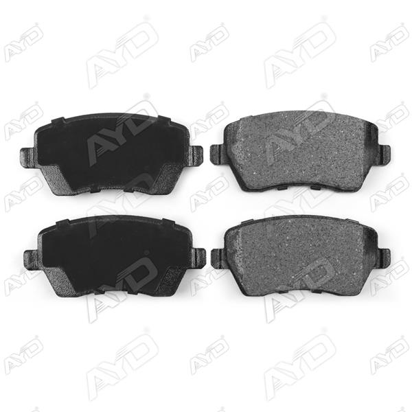 AYD FREN BALATASI ON RENAULT CLIO III-IV MODUS 04 EXPRESS 21 ZOE 12 KANGOO II 08 CAPTUR 13 DACIA DUSTER 10 LOGAN 04 DOKKER 12 . NISSAN MICRA III K12 03 10 NOTE 06 OEM: 410608481R-7701208422-41020AX625 - AYD 60050A kodlu oto yedek parça görseli