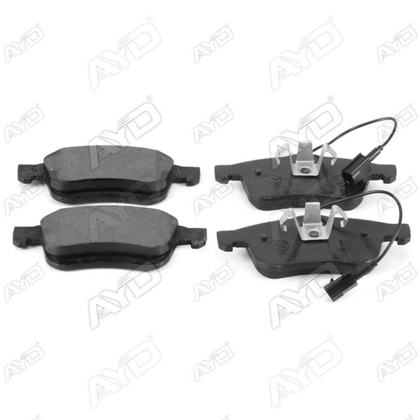 AYD ÖN BALATA FIAT DOBLO III 10 OPEL COMBO 12 1.3D MTJ 1.4 1.6D MTJ 2.0D MTJ ÇİFT FİŞLİ OEM: 77364929-77365311-77365396-WVA24727 - AYD 60071A kodlu oto yedek parça görseli