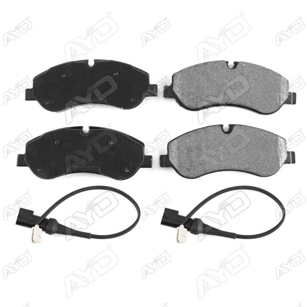 AYD ÖN BALATA FORD TRANSIT V363 14 -TRANSIT CUSTOM 2.2 TDCI 12 KABLOLU ÇİFT FİŞLİ OEM: MEBK2J2K021AA-BK212K021AA -1842632 - AYD 60081B kodlu oto yedek parça görseli