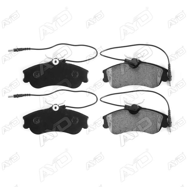 AYD ÖN BALATA PARTNER-BERLINGO 07/96 XSARA 04/97 P306 05/93-05/01 FİŞLİ OEM: 1611335080-4251.54-4251.55-4254.85 - AYD 60122A kodlu oto yedek parça görseli