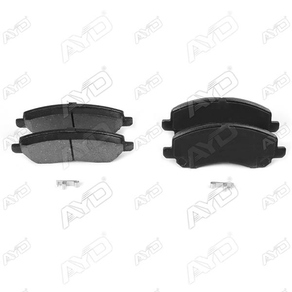 AYD ÖN FREN BALATA MITSUBISHI ASX 1.6L DV6 DI-D GA7W 15- 1.6L 4A92 Euro5 10- / LANCER 1.6L 4G18 CS3A 03-08 1.3L 4G13 CS3A 03-07 / CITROEN C4 1.6L 1.8L HDİ 12- / PEUGEOT 4008 12- OEM: 4605A879-MN102618-1607690380 - AYD 60128A kodlu oto yedek parça görseli