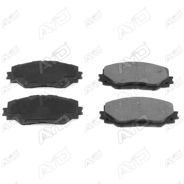 AYD ÖN FREN BALATA TOYOTA AURIS. COROLLA 1.6L 1ZR-FE ZRE151 07-11 / 1.33L 1NR-FE NRE150 6 vites 10-12 OEM: 0446542160-0446512610-0446502220 - AYD 60140A kodlu oto yedek parça görseli