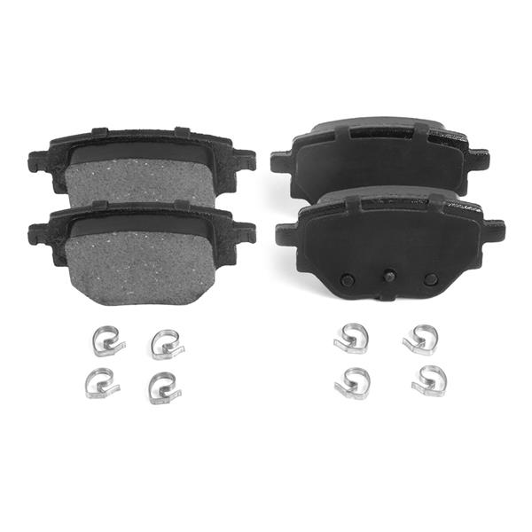 AYD ARKA FREN BALATASI CORSA F 19 C4 20 2008 19 208 19 249 mm OEM: 1681449980-1664737180 - AYD 60845A kodlu oto yedek parça görseli