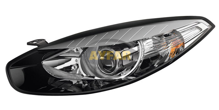 AYFAR FAR SİNYAL SAĞ FLUENCE 13 SİYAH ÇERÇEVELİ MOTORLU 260101331R OEM: 260101331R - AYFAR 202294 kodlu oto yedek parça görseli