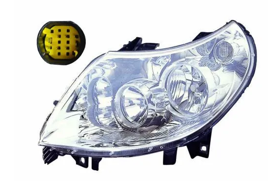 AYFAR FAR MOTORLU SAĞ FIAT DUCATO MAXI-PEUGEOT BOXER-CITROEN JUMPER 06-11 8 FİŞLİ OEM: 1340663080-1369495080 - AYFAR 505208 kodlu oto yedek parça görseli