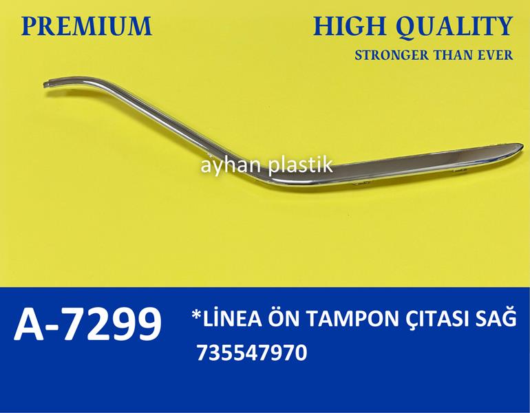 AYHAN ÖN TAMPON ÇITASI SAĞ LINEA OEM: 735547970 - AYHAN A7299 kodlu oto yedek parça görseli