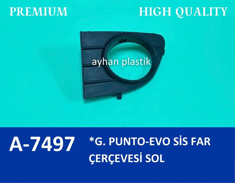 AYHAN SİS FAR ÇERÇEVESİ KAPAĞI SİSLİ SOL GRANDE PUNTO-PUNTO EVO 735508823 OEM: 735508823 - AYHAN A7497 kodlu oto yedek parça görseli