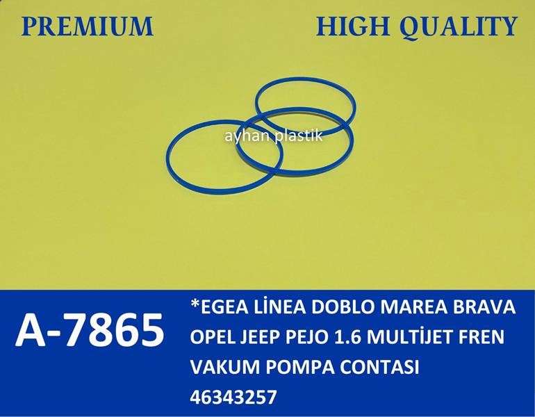AYHAN FREN VAKUM POMPA CONTASI EGEA-LINEA-DOBLO-MAREA-BRAVA-OPEL-JEEP-PEJO 1.6 MULTİJET OEM: 46343257 - AYHAN A7865 kodlu oto yedek parça görseli