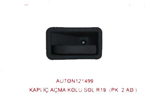 BARAN KAPI İÇ AÇMA KOLU SOL R19 7700813585 OEM: 7700813585 - BARAN 014 kodlu oto yedek parça görseli