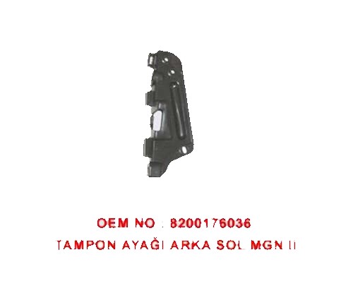 BARAN ARKA TAMPON TUTURUCU SOL MGN II 8200176036 OEM: 8200176036 - BARAN 057 kodlu oto yedek parça görseli