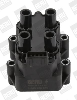 BERU ATEŞLEME BOBİNİ BERLINGO-JUMPER-JUMPY-SAXO-XSANTIA-XSARA-DUCATO-P106-P205-P306-P405-P406-PARTNER 1.0-1.4-1.6-2.0 OEM: 5970.70-9622889780-5970.60 - BERU ZS232 kodlu oto yedek parça görseli