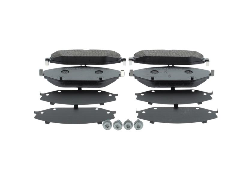 BOSCH FREN BALATASI ON MERCEDES W205 S205 C205 A205 C257 W213 S213 A238 C238 OEM: A0004209300 - BOSCH 0986460129 kodlu oto yedek parça görseli