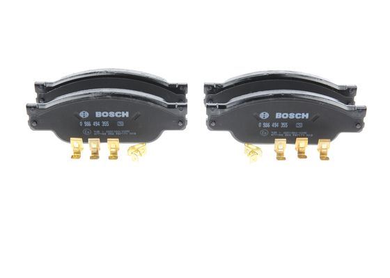 BOSCH ÖN BALATA JAGUAR STYPE 2.5 V6-2.7D 3.0 4.0 4.2 V8 2002 2007 XJ 2.7D 3.0 3.5 4.2 2003 2009 U XR837417-C2C20686-XR837417-XW4Z2001 OEM: XR837417-C2C20686-XR837417-XW4Z2001 - BOSCH 0986494355 kodlu oto yedek parça görseli