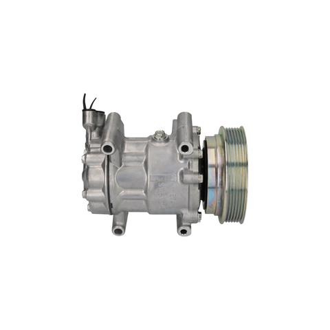BOSCH KLIMA KOMPRESORU MERCEDES CITAN W415 12 . RENAULT CLIO III 04 12 KANGOO II 08 MODUS 04 MICRA III 03 10 QASHQAI J10 06 13 1.5dCi K9K 12V 6 KANAL 125MM OEM: A4158300100-8200357173 - BOSCH 1986AD1020 kodlu oto yedek parça görseli